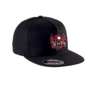 VDK Horror Skull logo Flexfit, fekete 